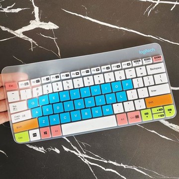 適用于Logitech羅技MK240 K240 MK245 Nano無線鍵盤保護膜臺式機電腦按鍵防塵套凹凸墊罩全覆蓋鍵位配件