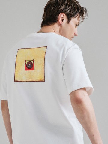 【絕版出清】超級重磅印花TEE｜藝術家聯名企劃：牙齒人舉重｜ft. 郭三