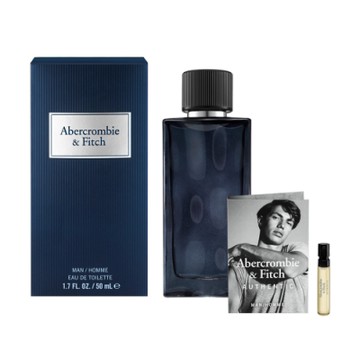 ABERCROMBIE&FITCH湛藍男性淡香水50ml(贈隨機針管乙支)