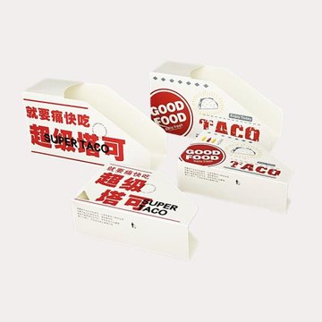 一次性塔可打包盒壽司Taco打包盒三明治包裝盒超級塔克外賣盒