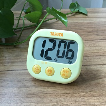 日本百利達廚房鬧鐘電子計時器學生學習定時倒計時大提醒器TD-384