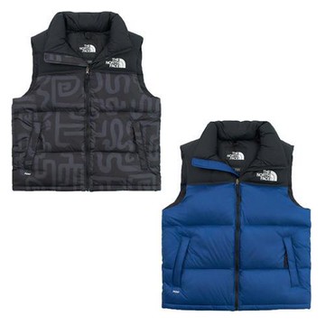 The North Face 北面 羽絨背心外套 男裝 1996 防潑水 黑/藍【運動世界】NF0A3JQQ8R0/NF0A3JQQF1T