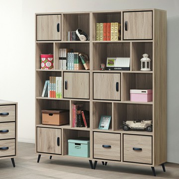 【多木家居】木斯MOOSE-222/121公分組合書櫃