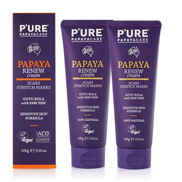 澳洲 Pure Papayacare 木瓜無痕滋養霜(2入組 100g / 條)