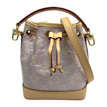 LOUIS VUITTON LV 路易威登 珍珠粉 原花 帆布 Nano Noe M82427 【二手名牌BRAND OFF】