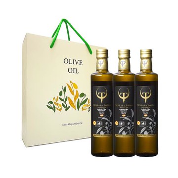【TIERRAS DE TAVARA】賽古拉DO特級初榨橄欖油500mlx3入禮盒