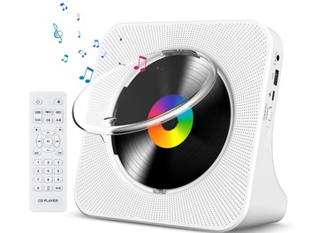 Gueray CD撥放 藍牙 USB 收音機 白色 禮物 日本正規品代購