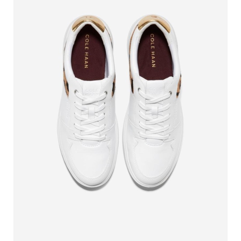 コールハーン Colehaan GC MDRN TENNIS SNKR W26852 WHITE/OCELOT