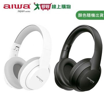 AIWA 愛華 耳罩式藍牙耳機 (黑/白) NC-R18【愛買】