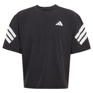 Adidas 短袖上衣 男裝 排汗 寬鬆 黑【運動世界】JC5238