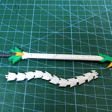 【台灣出貨】✨免運 玄武機娘武器配 武器 獠牙刃 御模道機娘鋼彈補件 機娘補件