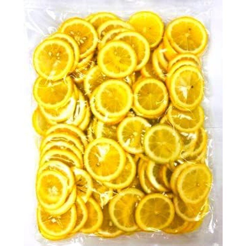 KIMONO FRUITS冷凍レモンスライス（国産）2?（1000ｇ×2）瀬戸内レモンスライス ノーワックス品 国産冷凍スライスレモン