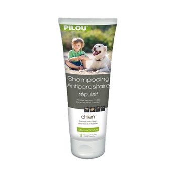 Pilou 【2入組】法國-第二代加強非藥用除蚤蝨洗毛精-成犬用 250ml
