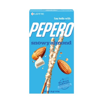 LOTTE PEPERO 杏仁白巧克力棒32g
