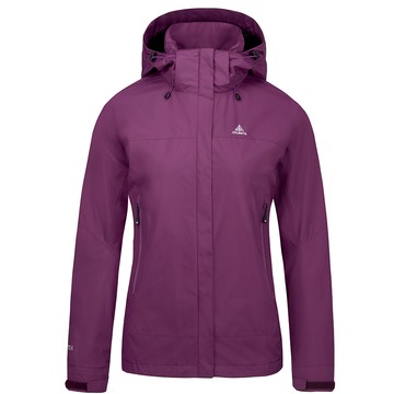 女款GORE-TEX 縱橫戶外單件式防水外套/風衣外套/機能外套(A1GTGZ04W深紫/登山外套/防水外套)