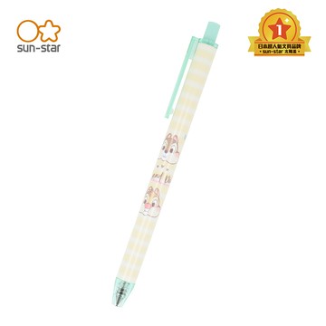 日本 SUN-STAR - metacil light knock 按壓式金屬免削可擦永恆鉛筆-奇奇與蒂蒂