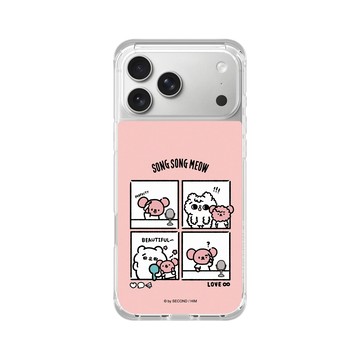 iPhone 17 Pro Max ClearX (MagSafe 兼容) 晶透白 - 爽爽貓 Song Song Meow by SECOND - 一起變美吧
