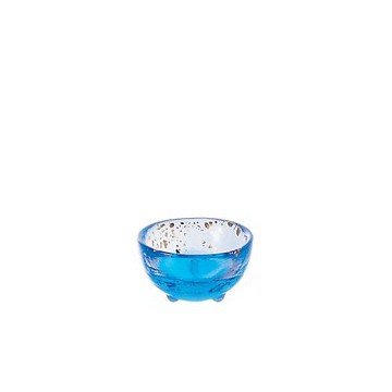 日本 ADERIA 津輕 手作藍金沙清酒杯 50ml 石塚硝子 燒酒杯 琉璃酒杯 企業採購