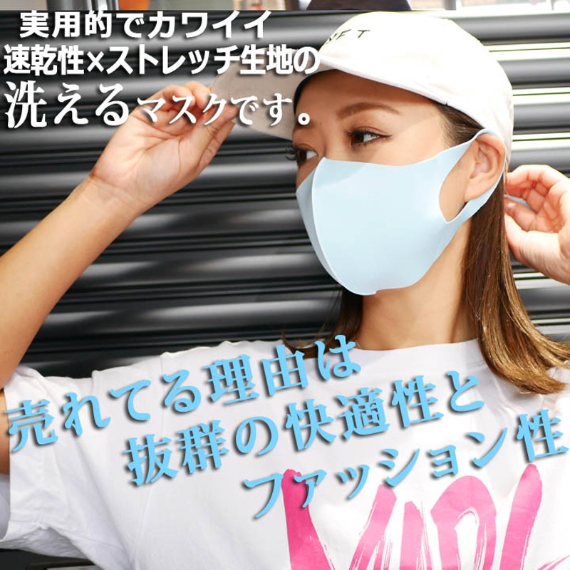 即日発送】洗えるマスク 3Dマスク 一体式 5枚セット Washable-MASK