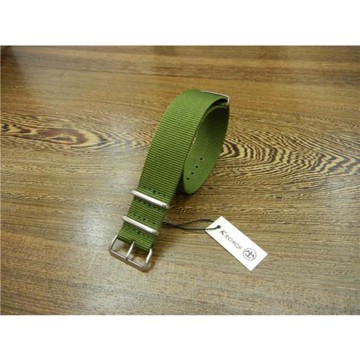 18mm20mm22mm NATO 北約帆布尼龍表帶 軍綠色 合適水鬼潛水表專用