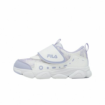 Fila 慢跑鞋 J840A 中大童鞋 小朋友 白 魔鬼氈 運動鞋 7J840A911