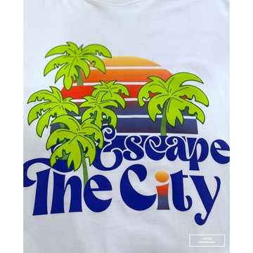 Nor.116 重磅ESCAPE英字短T-白《NOR2696116》