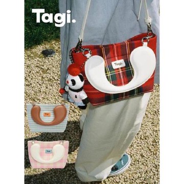 Tagi.2024年新品打給我”call me手提手拿包可調節斜挎單肩三用包