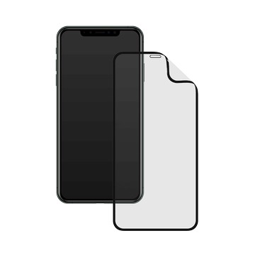 iPhone 11 Pro Max 3D壯撞貼 透明黑