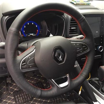 雷諾 科雷傲 科雷嘉專車專用真皮手縫方向盤套 新科雷傲手縫把套