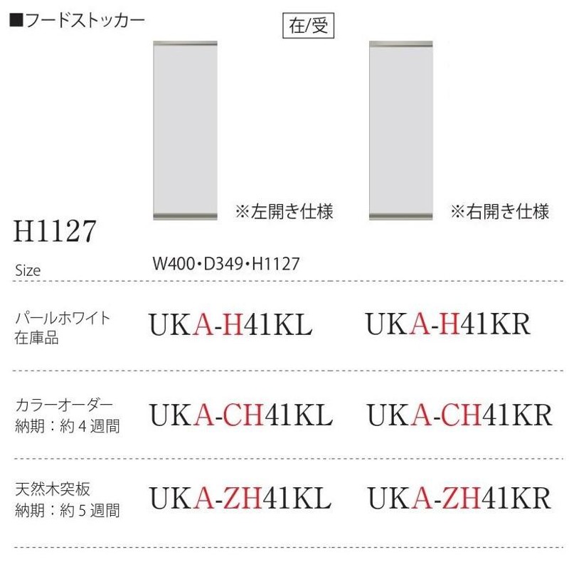 フードストッカー 幅40cm 上台ユニット ハイタイプ キッチン 収納棚