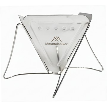 MOUNTAINHIKER 山之客 不銹鋼咖啡滴漏 304不銹鋼材質  銀色  1個