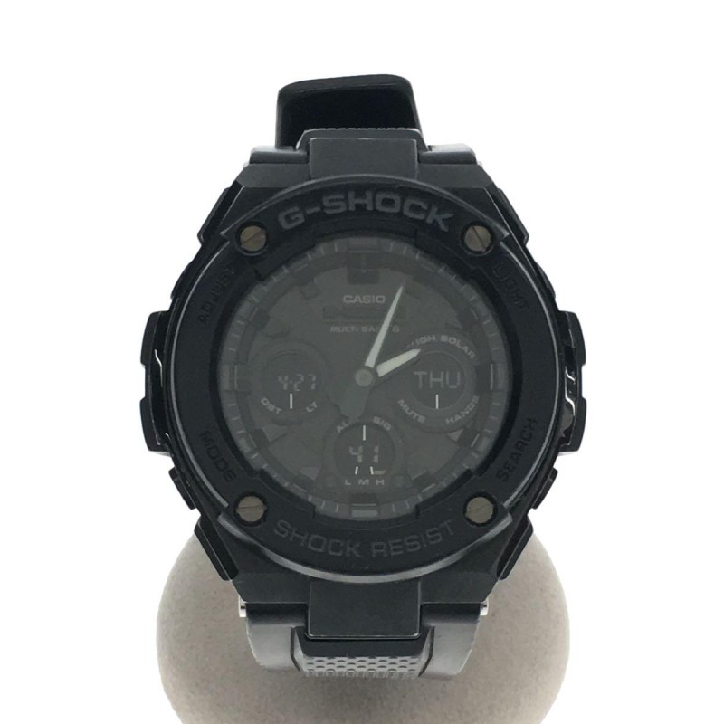 ソーラー腕時計・G-SHOCK/デジアナ/ラバー/BLK/BLK | LINEショッピング