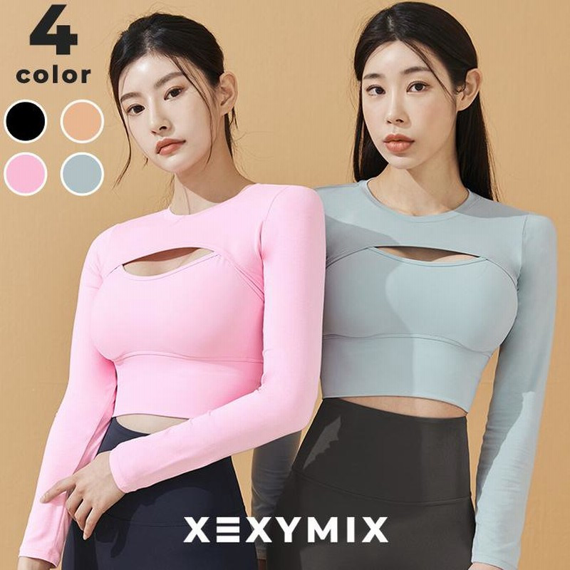 XEXYMIX ゼクシィミックス ゼクシーミックス レイヤード 長袖 Tシャツ