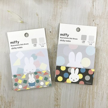 Miffy 米飛兔 米菲兔 日本製 便利貼 描圖紙 幾何圖形系列｜小鶴日貨