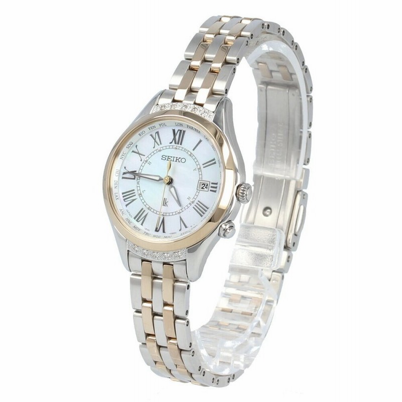 Seiko セイコー Lukia ルキア レディダイヤ 腕時計 時計 電波 ソーラー レディース アナログ 白蝶貝ダイヤル ダイヤ入りケース 防水 就活 大人 Ssvv056 通販 Lineポイント最大0 5 Get Lineショッピング
