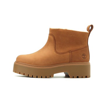 TIMBERLAND STONE STREET 絨毛厚底靴 鐵銹 A283GEM7 女鞋