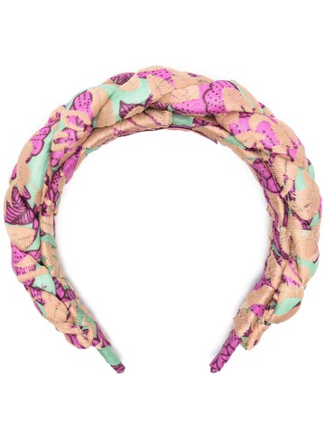 La DoubleJ - Rapunzel braided headband - women - Polyester/Cotton/Silk - One Size - Neutrals