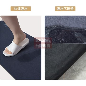 現貨 廚房地墊 吸水吸油 防滑地墊 麂皮絨環保皮革 廚房防水墊 防滑墊