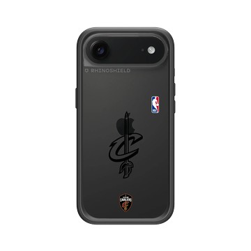 iPhone Air Mod NX -邊框背蓋組合 (相機按鈕) 黑 - NBA - B&W-克里夫蘭騎士 Cleveland Cavaliers B&W