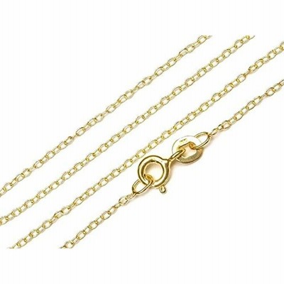 BELLPIERISILVER925 ネックレス あずきチェーン 1.2mm［18KGP］ 50cm1コ販売 / SVNEK-009-50c