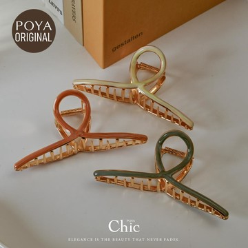 POYA CHIC滴油糖果色金屬怪手夾11.5cm-多款任選