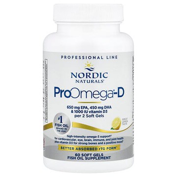 Nordic Naturals, ProOmega2000-D，檸檬味，1,000 毫克，60 粒軟凝膠