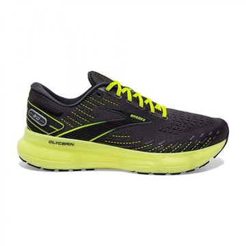Brooks Glycerin 20 男 慢跑鞋 夜光限定款 運動 避震 緩衝 路跑 黑黃 [1103821D012]