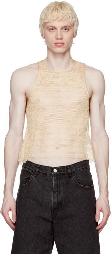 Eckhaus Latta 黄色 Net 背心