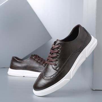 系帶復古休閑舒適男鞋Retro casual and comfortable men's shoes