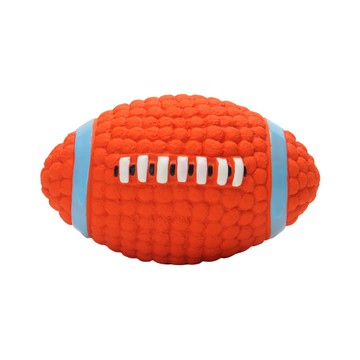 EETOYS 宜特 運動乳膠橄欖球，發聲器，橄欖球-小 8.5x5.5x5cm  1個