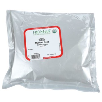 Organic Ground Yellow Mustard Seed 16 Oz by Frontier