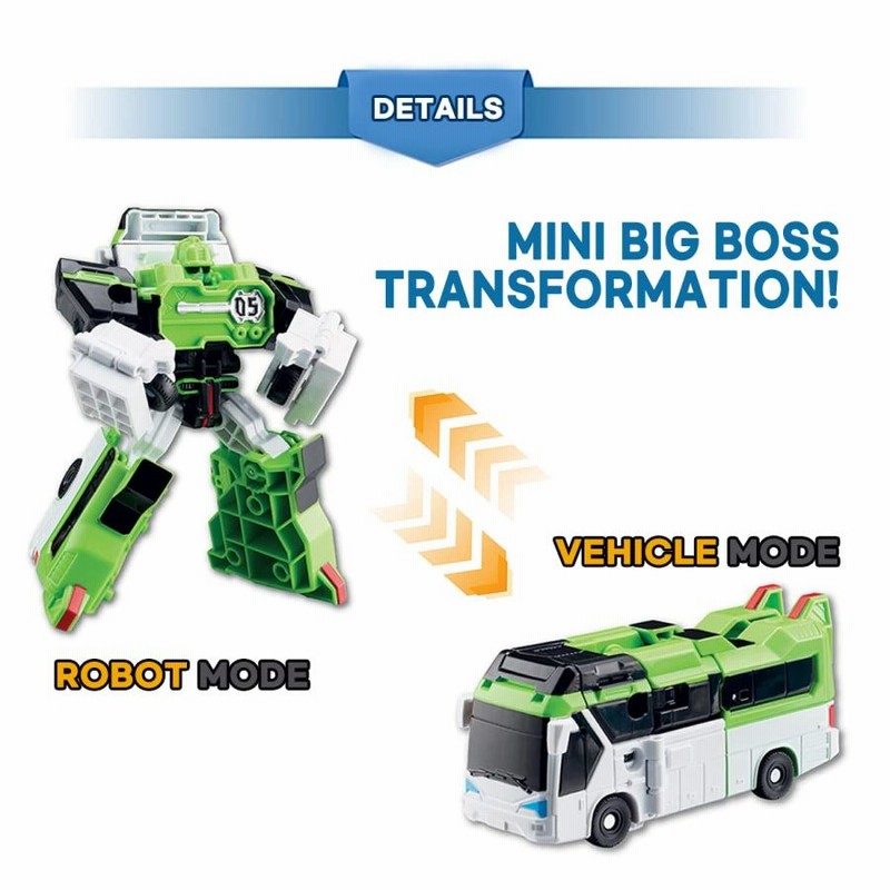 トボットV ビッグボス G〓neric トボットV ミニビッグボス 変身ロボット アクション
