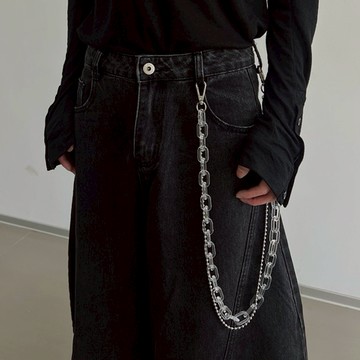 ☆LimeLight☆ PVC 透明 褲鏈 褲鍊 鏈條褲鍊 腰鏈 牛仔褲腰鏈 金屬褲鏈 牛仔褲腰鏈 腰鍊 褲鍊 Y2K