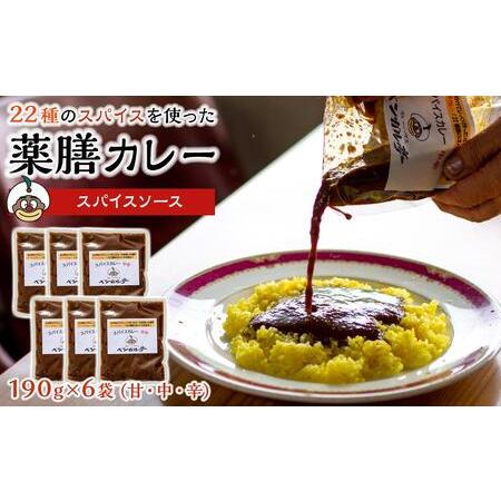 ふるさと納税 O スパイス薬膳カレー！（スパイスソース：甘・中・辛）6袋 香川県坂出市